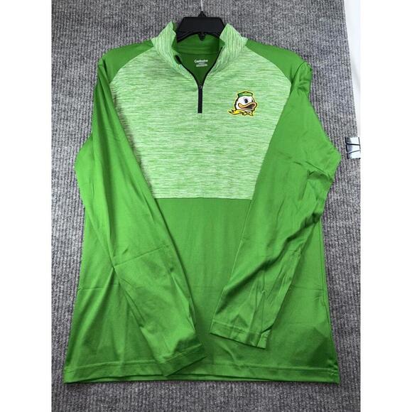 Oregon Ducks - Men's Medium Captivating Quarter Zip Pullover NWOT - Picture 2 of 7